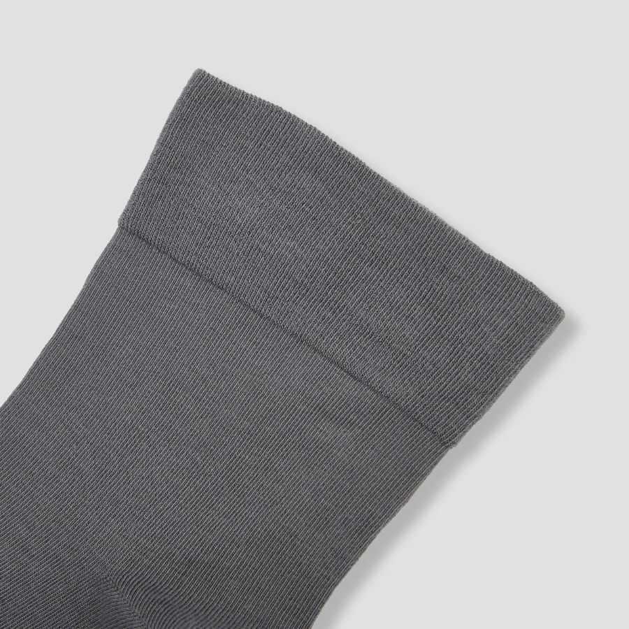 JAJU Cotton Non-Binding Ankle Socks – Grey