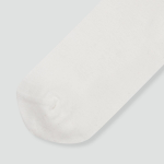 JAJU Cotton Non-Binding Ankle Socks – White