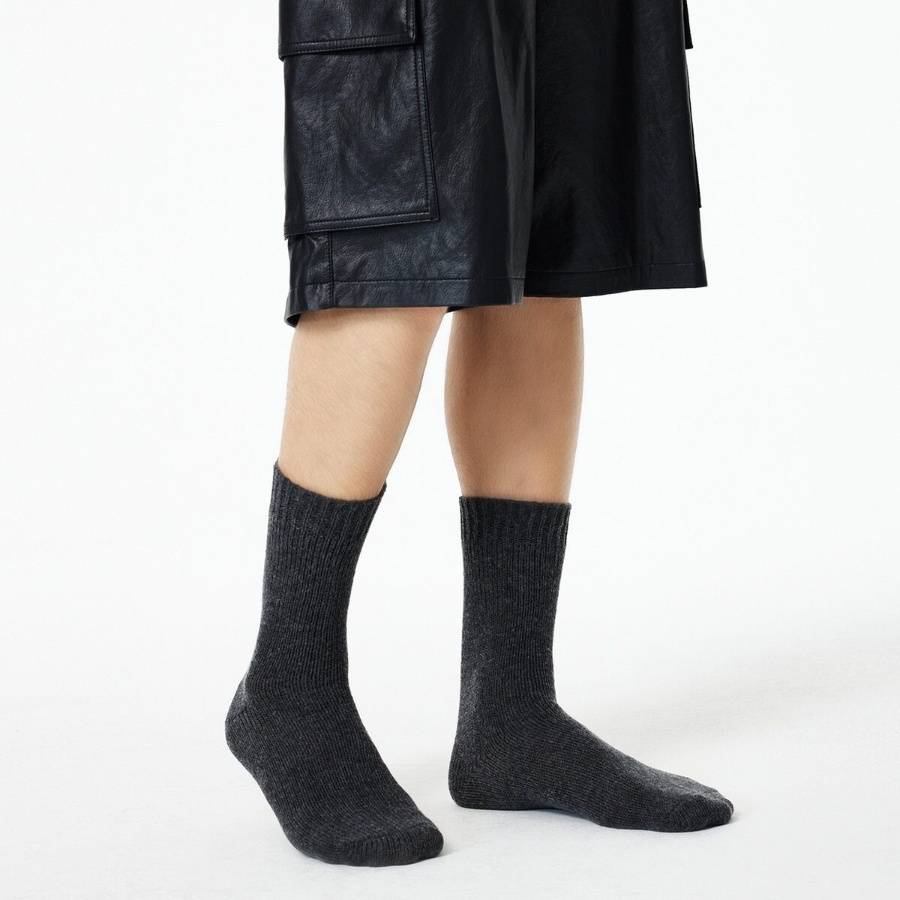 JAJU Wool Socks – Charcoal