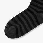 JAJU Wool Blended Pattern Socks – Dark Grey