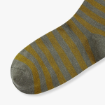 JAJU Wool Blended Pattern Socks – Dark Khaki