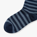JAJU Wool Blended Pattern Socks – Dark Blue