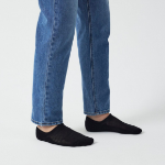 JAJU Half-Pile Sneaker Socks – Black