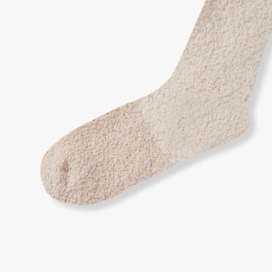 JAJU Cozy Sleep Socks – Beige