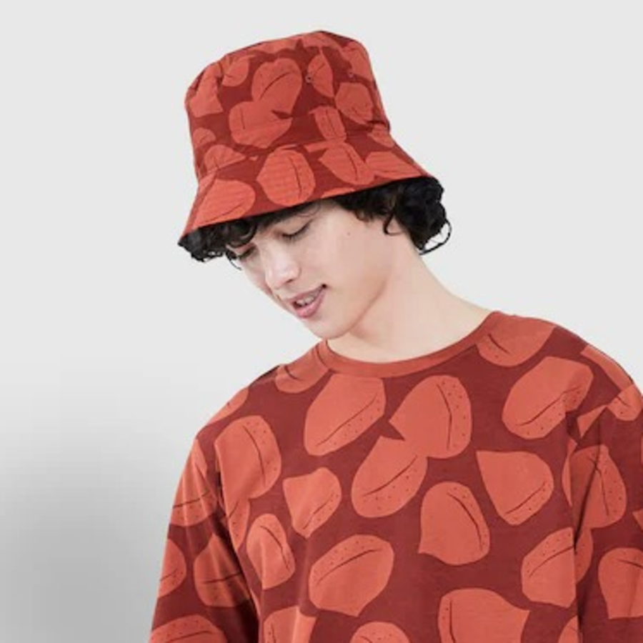 JAJU Reversible Bucket Hat – Brown