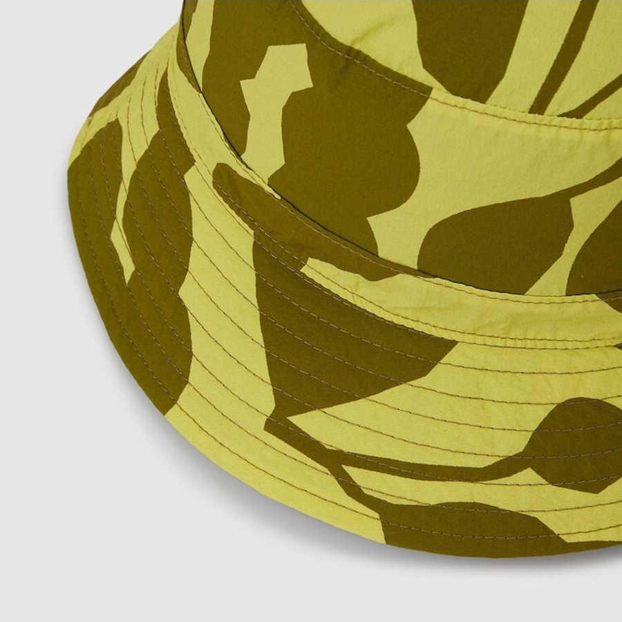 JAJU Reversible Bucket Hat – Khaki