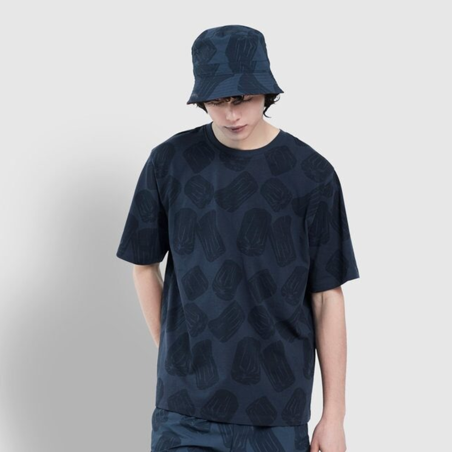 JAJU Reversible Bucket Hat – Navy