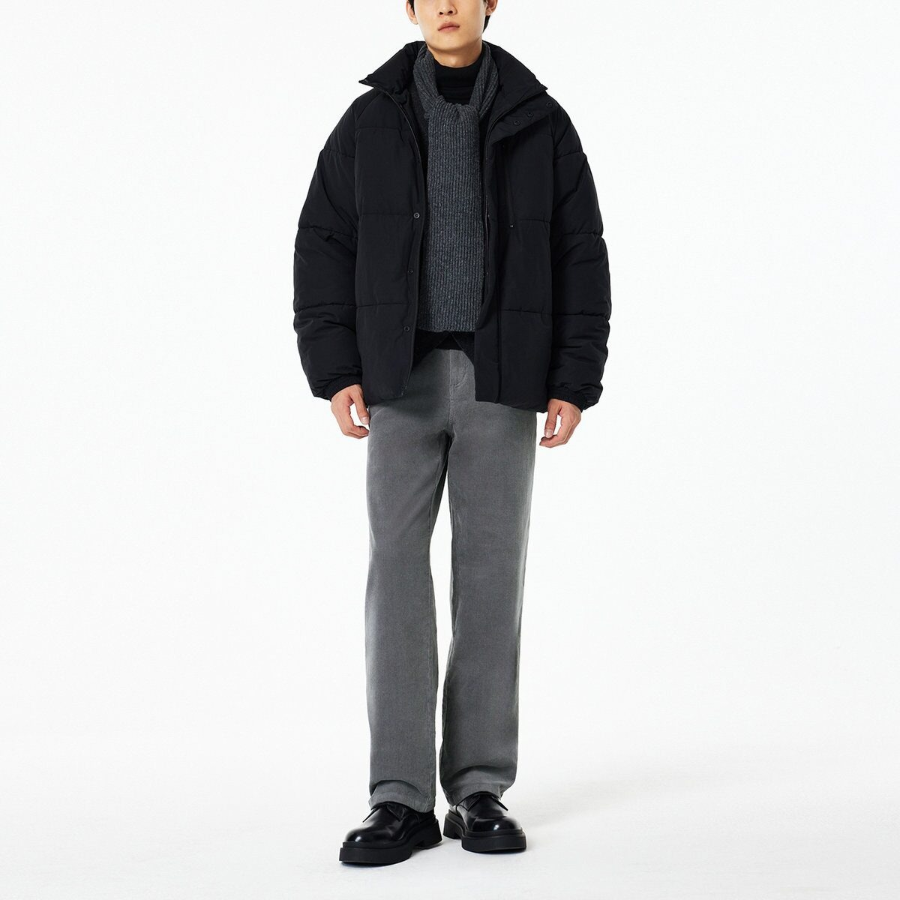 JAJU Basic Short Muffler – Charcoal