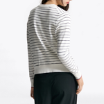 TOMMY HILFIGER [Official Headquarters] Striped Crew Neck Cardigan