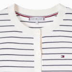 TOMMY HILFIGER [Official Headquarters] Striped Crew Neck Cardigan