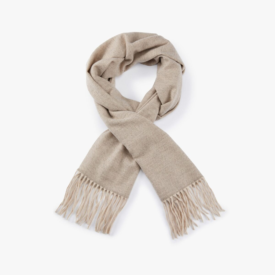 JAJU Unisex Muffler – Melange Beige