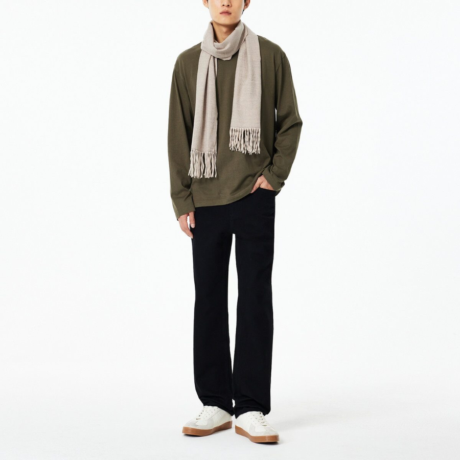 JAJU Unisex Muffler – Melange Beige