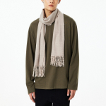 JAJU Unisex Muffler – Melange Beige