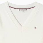 TOMMY HILFIGER [Official Headquarters] Stitch V-Neck Sweater