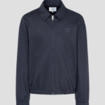 Maison Kitsune Men Elasticated Zipped Blouson - Fig