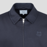 Maison Kitsune Men Elasticated Zipped Blouson - Fig