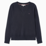 TOMMY HILFIGER [Official Headquarters] Stitch V-Neck Sweater
