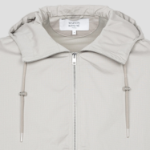 Maison Kitsune Men Hooded Zipped Windbreaker - Truffle