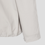 Maison Kitsune Men Hooded Zipped Windbreaker - Truffle