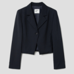 8 seconds Tailored Short Jacket — Navy