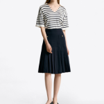 TOMMY HILFIGER [Official Headquarters] Striped Open Collar Sweater