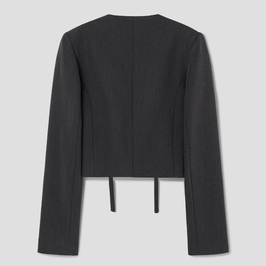 8 seconds String Long Sleeve Jacket — Ash
