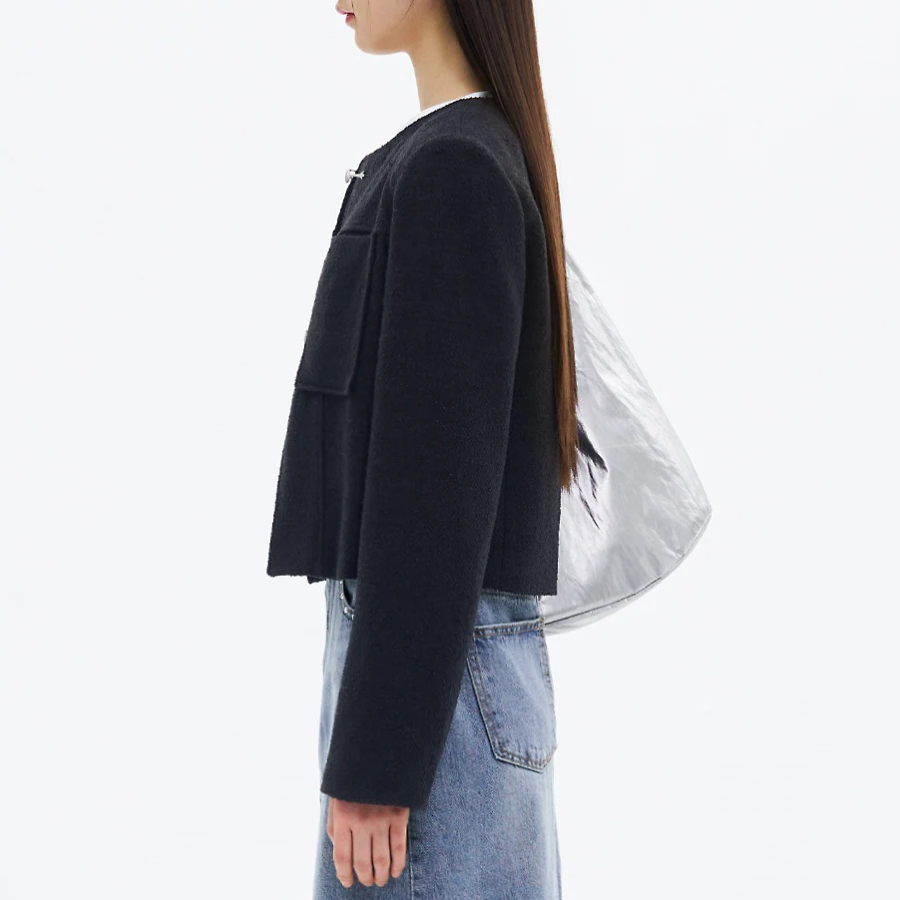 8 seconds Round Jacket — Navy