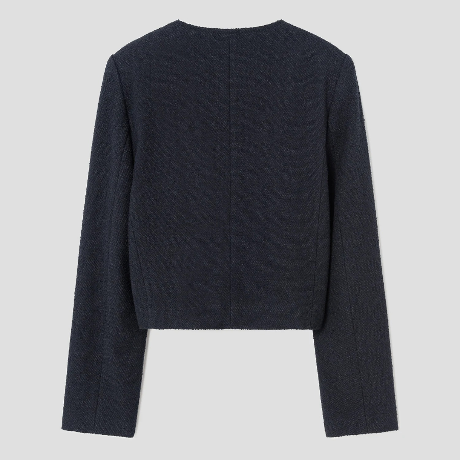 8 seconds Round Jacket — Navy