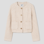 8 seconds Dolman Tweed Double Jacket — Beige