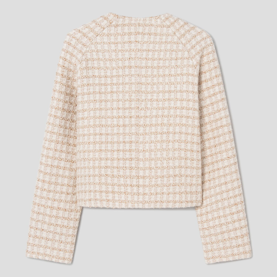 8 seconds Dolman Tweed Double Jacket — Beige