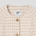 8 seconds Dolman Tweed Double Jacket — Beige