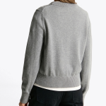 TOMMY HILFIGER [Official Headquarters] Logo Crew Neck Sweater