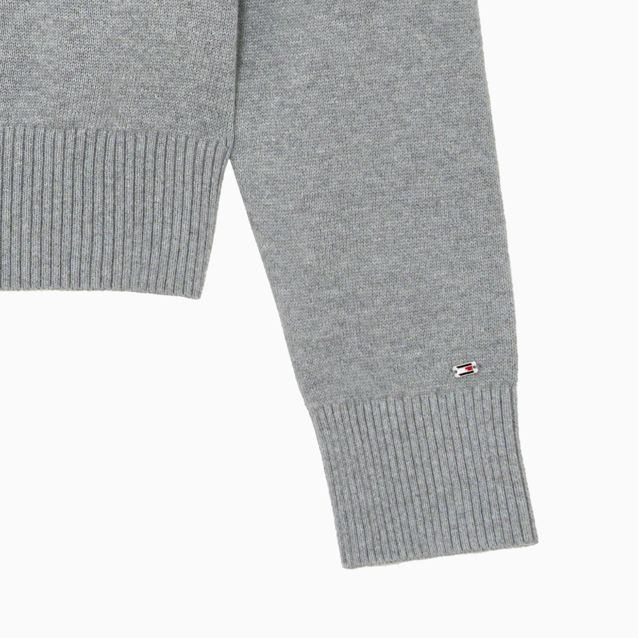 TOMMY HILFIGER [Official Headquarters] Logo Crew Neck Sweater