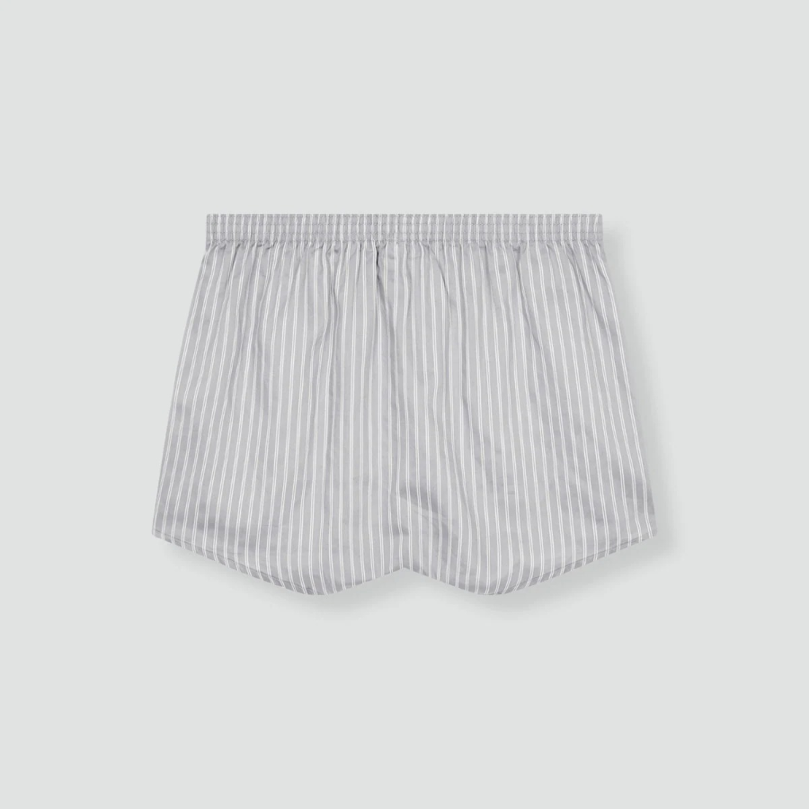 JAJU 80s Cotton Trunk Briefs – Light Grey