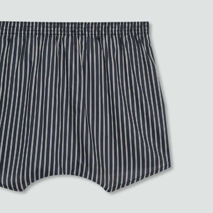 JAJU 80s Cotton Trunk Briefs – Light Navy