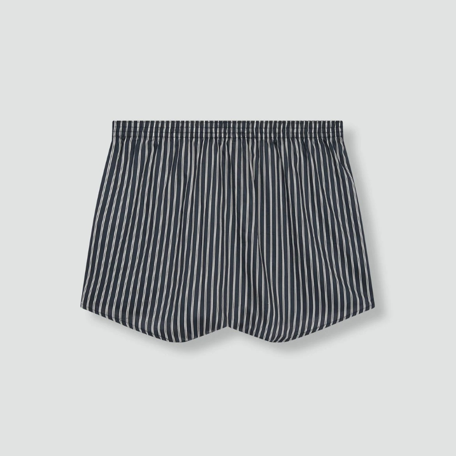 JAJU 80s Cotton Trunk Briefs – Light Navy