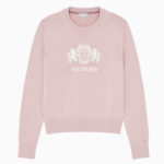 TOMMY HILFIGER [Official Headquarters] Logo Crew Neck Sweater