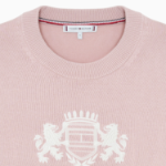 TOMMY HILFIGER [Official Headquarters] Logo Crew Neck Sweater