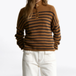 TOMMY HILFIGER [Official Headquarters] Gold Button Polo Sweater