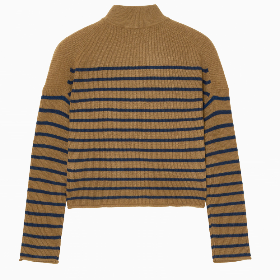 TOMMY HILFIGER [Official Headquarters] Gold Button Polo Sweater
