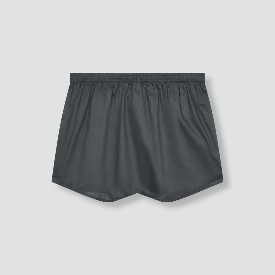 JAJU 80s Cotton Trunk Briefs – Charcoal