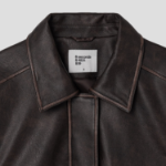 8 seconds Vintage Faux Leather Jumper — Brown