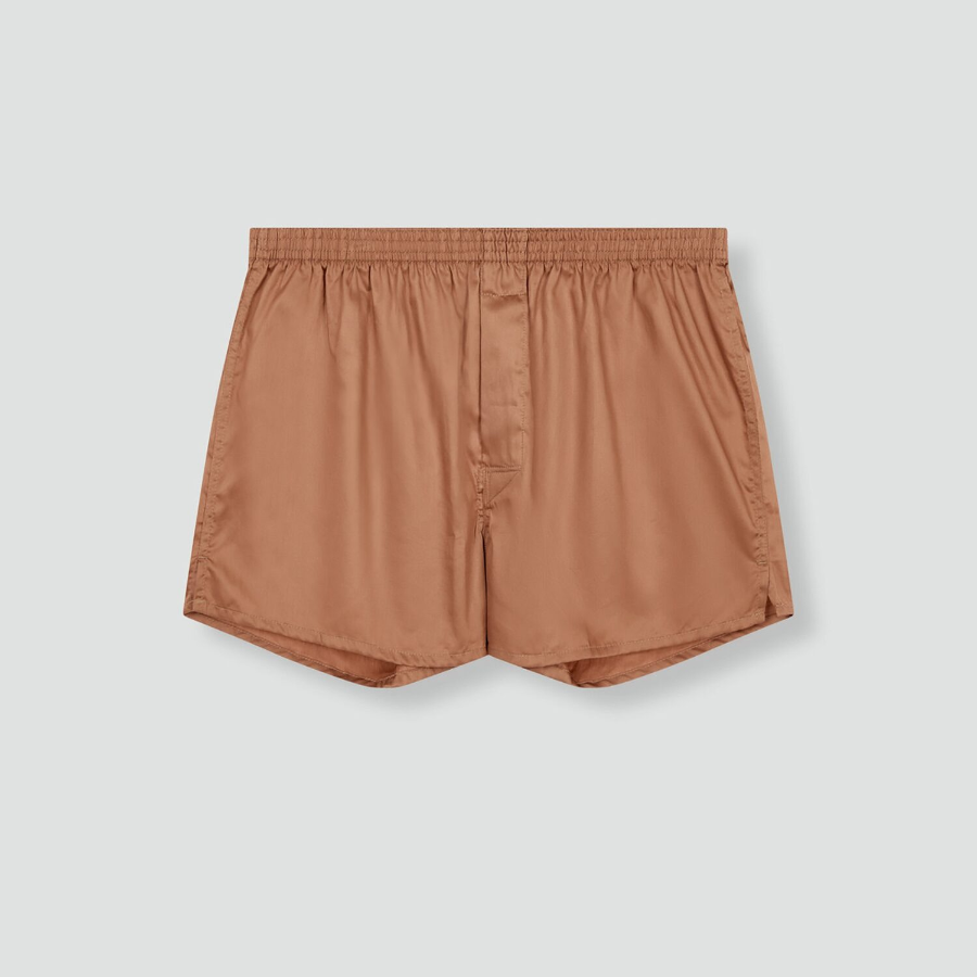 JAJU 80s Cotton Trunk Briefs – Brick