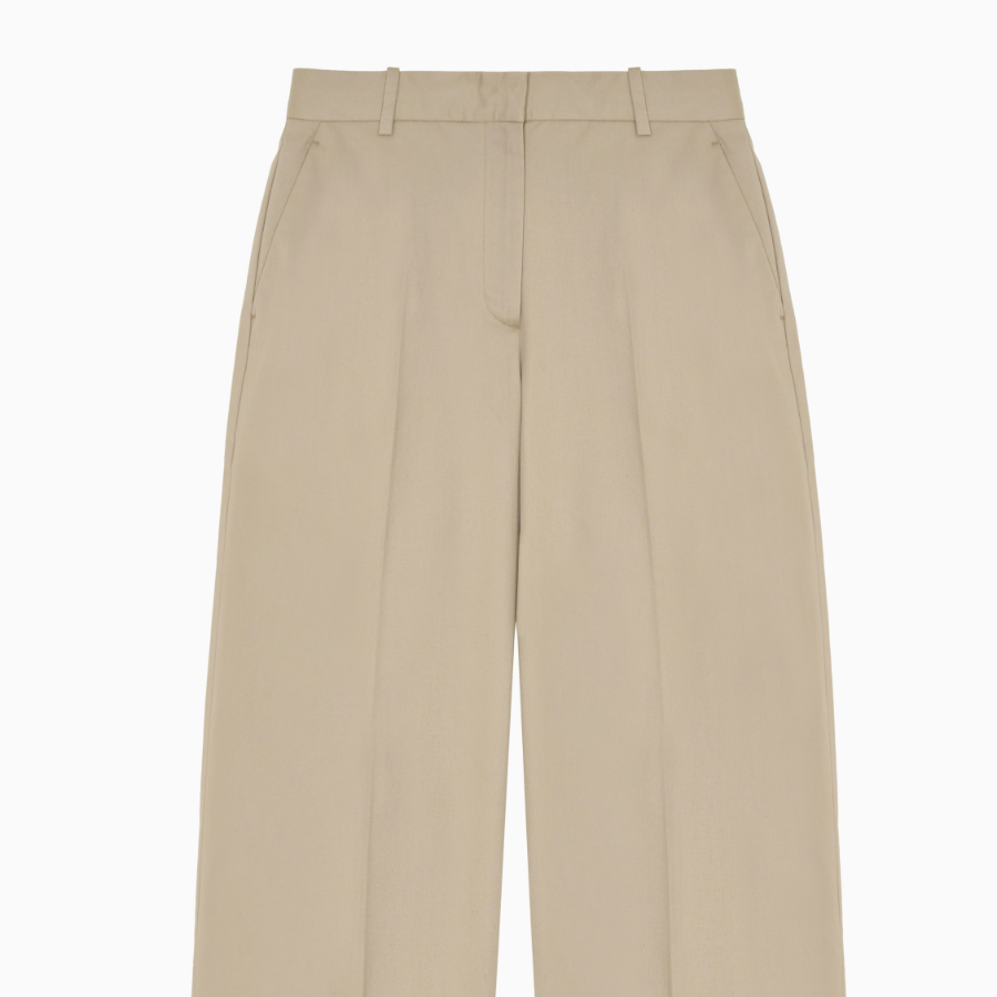 TOMMY HILFIGER [Official Headquarters] Wide Ankle Chino Pants