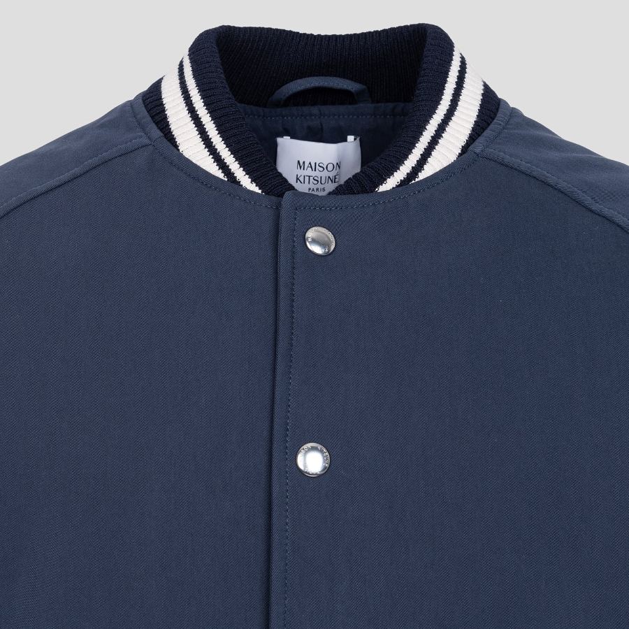 Maison Kitsune Men Teddy Blouson - Deep Navy