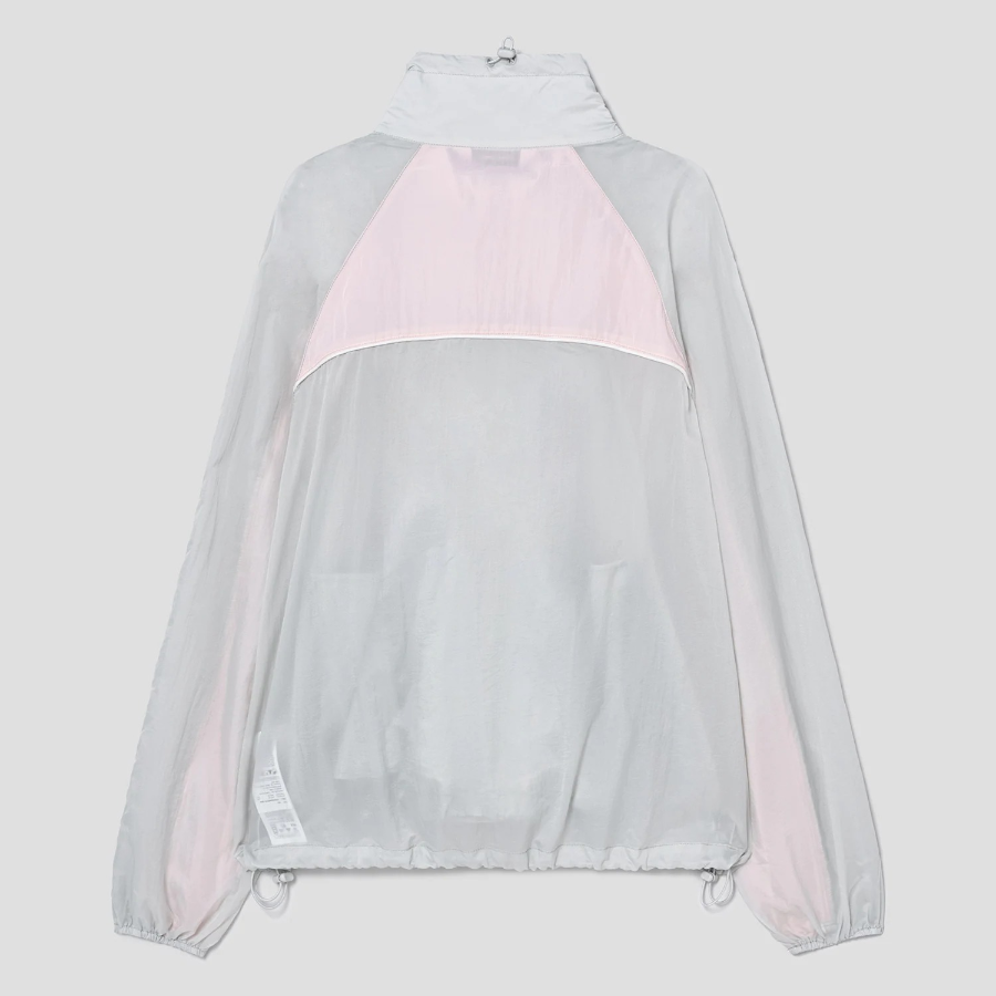8 seconds Color Blocking Windbreaker — Grey