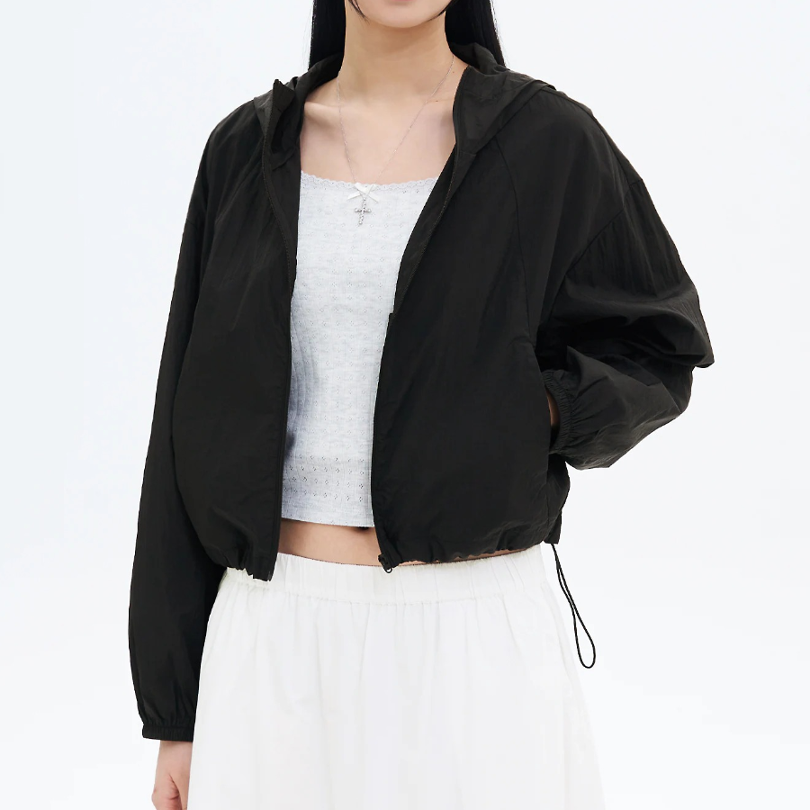 8 seconds Packable Lightweight Jumper — Black