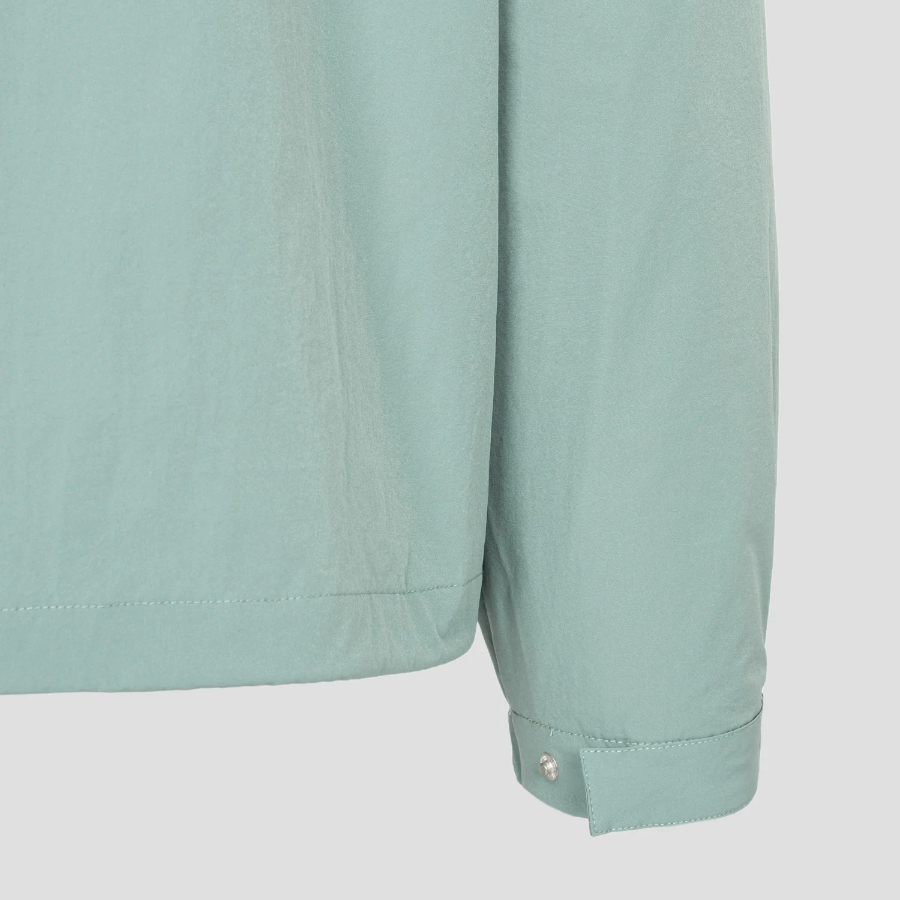 Maison Kitsune Men Windbreaker - Vert-De-Gris