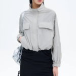 8 seconds Lightweight Zip-Up Jumper — Light Grey