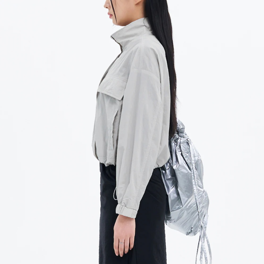 8 seconds Lightweight Zip-Up Jumper — Light Grey